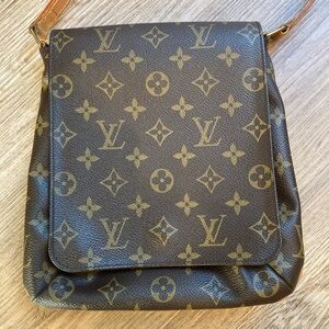 Louis Vuitton Monogram Messenger Bag in Brown UNISEX